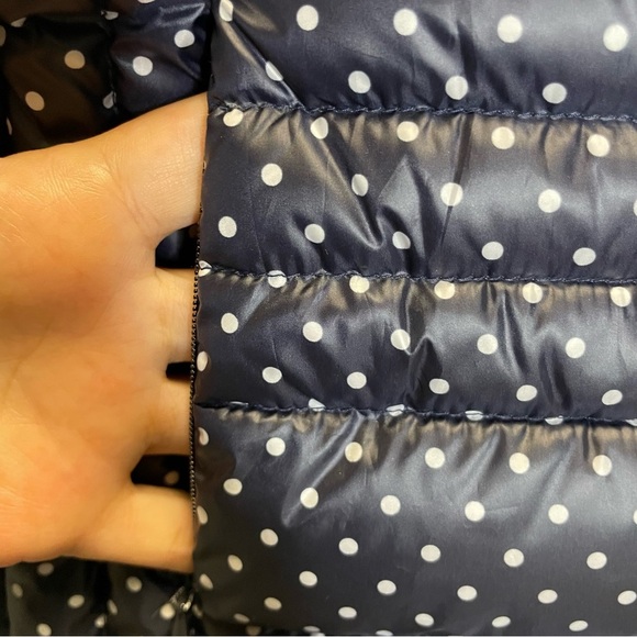 Vince Camuto Down Filled Packable Polka Dot Puffer Vest - Picture 3 of 7